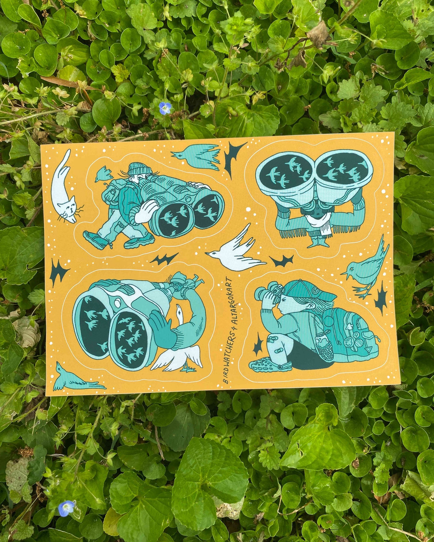 Birdwatchers Sticker Sheet