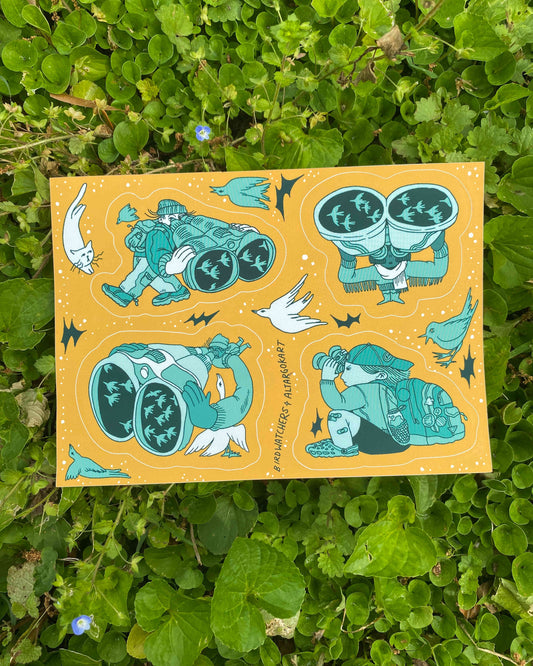 Birdwatchers Sticker Sheet