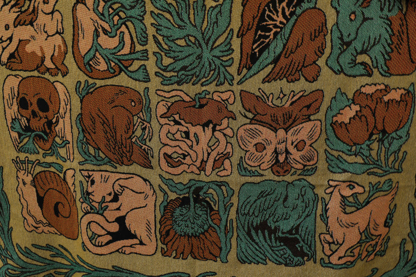 Woven Creatures Blanket