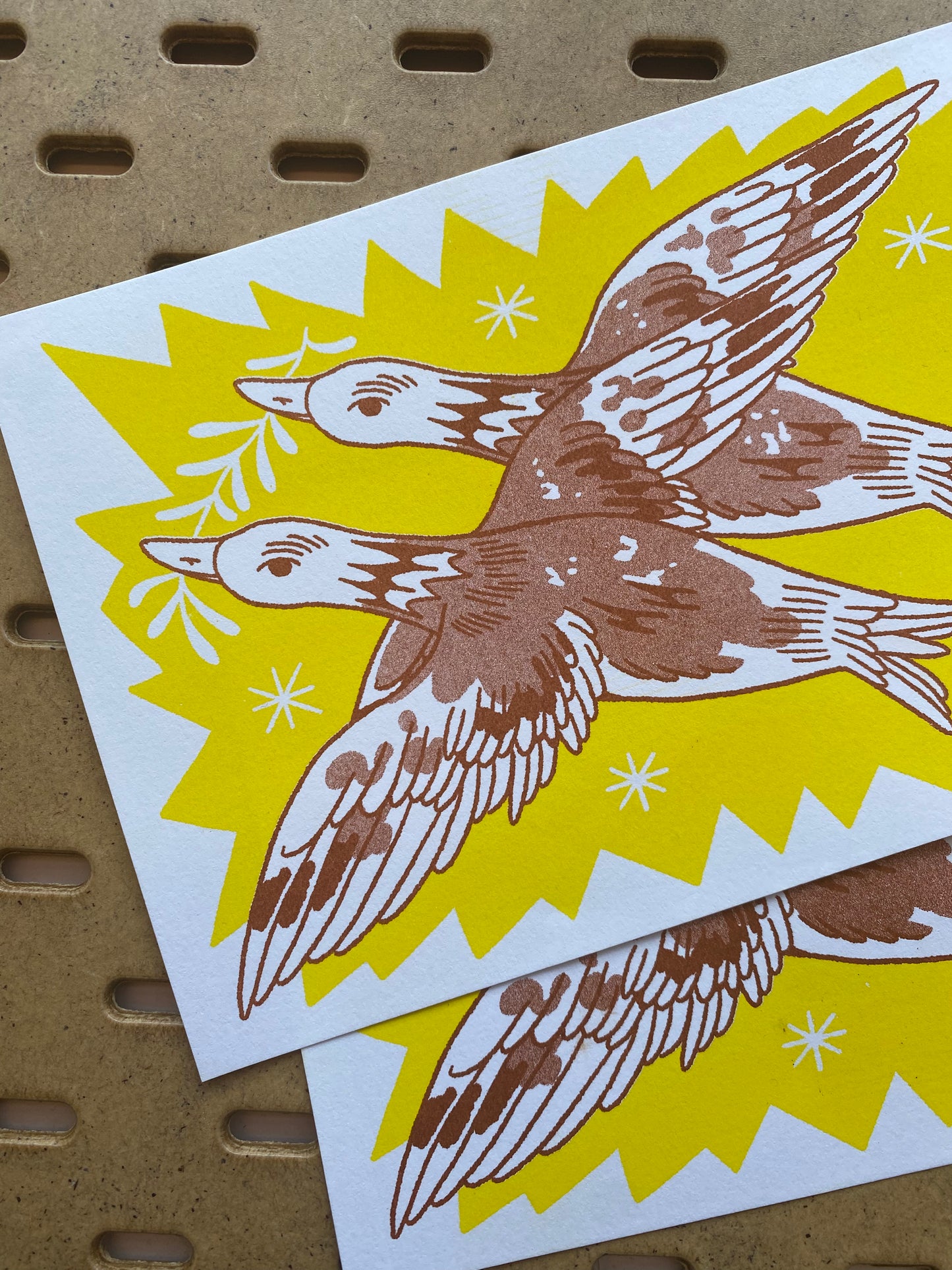 Duck Duo Riso Print
