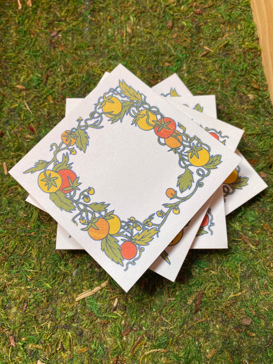 Tomato Patch Sticky Notes
