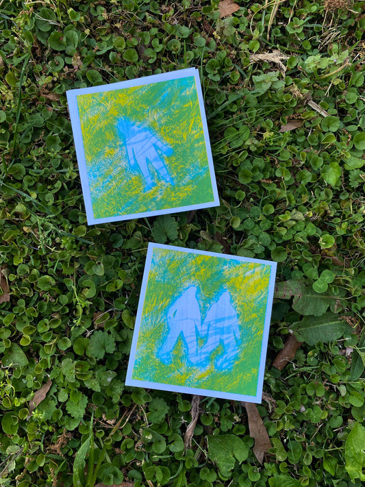 Wood-burned Woods Duo Riso Print