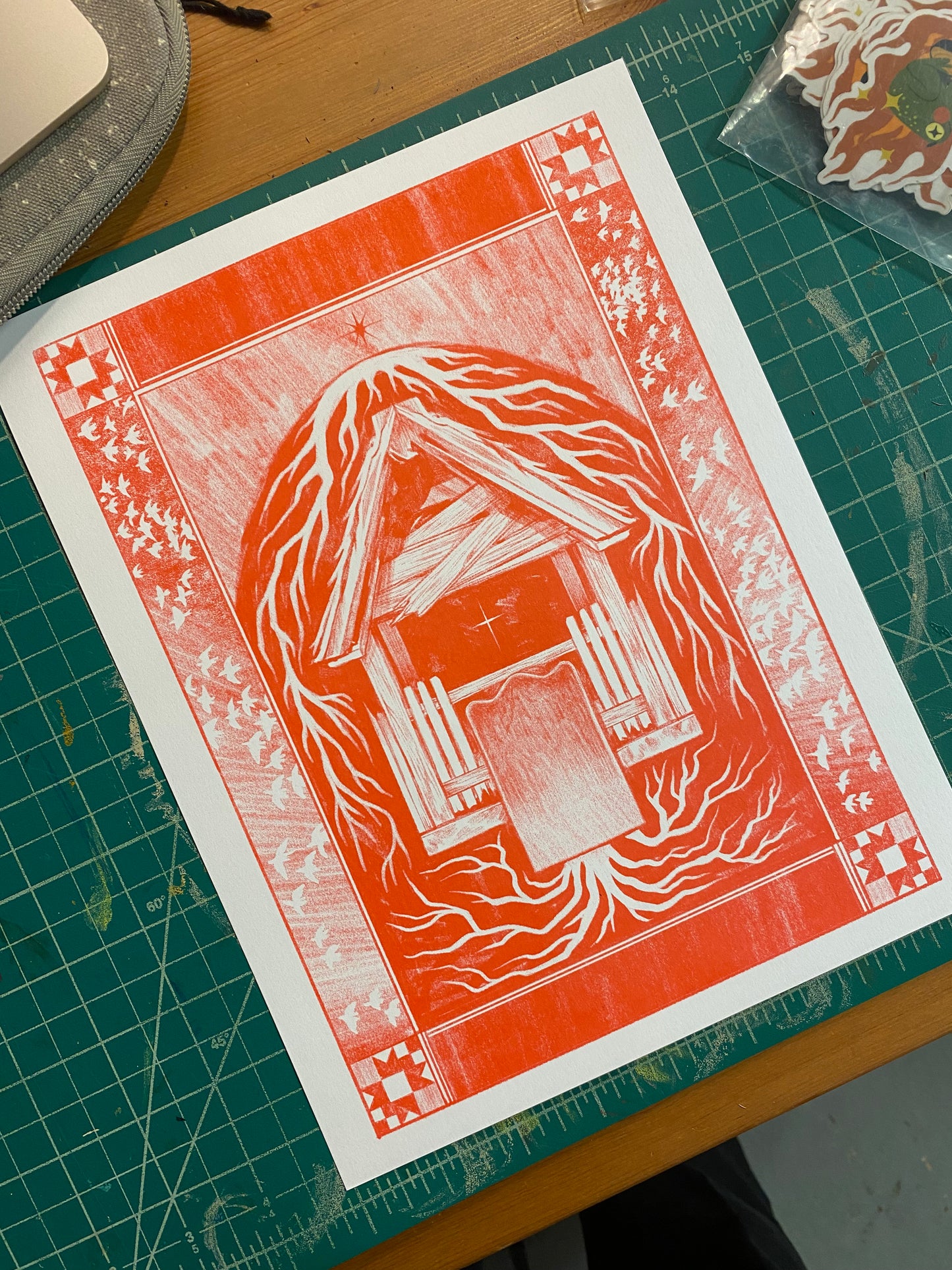 Hill House Riso Print