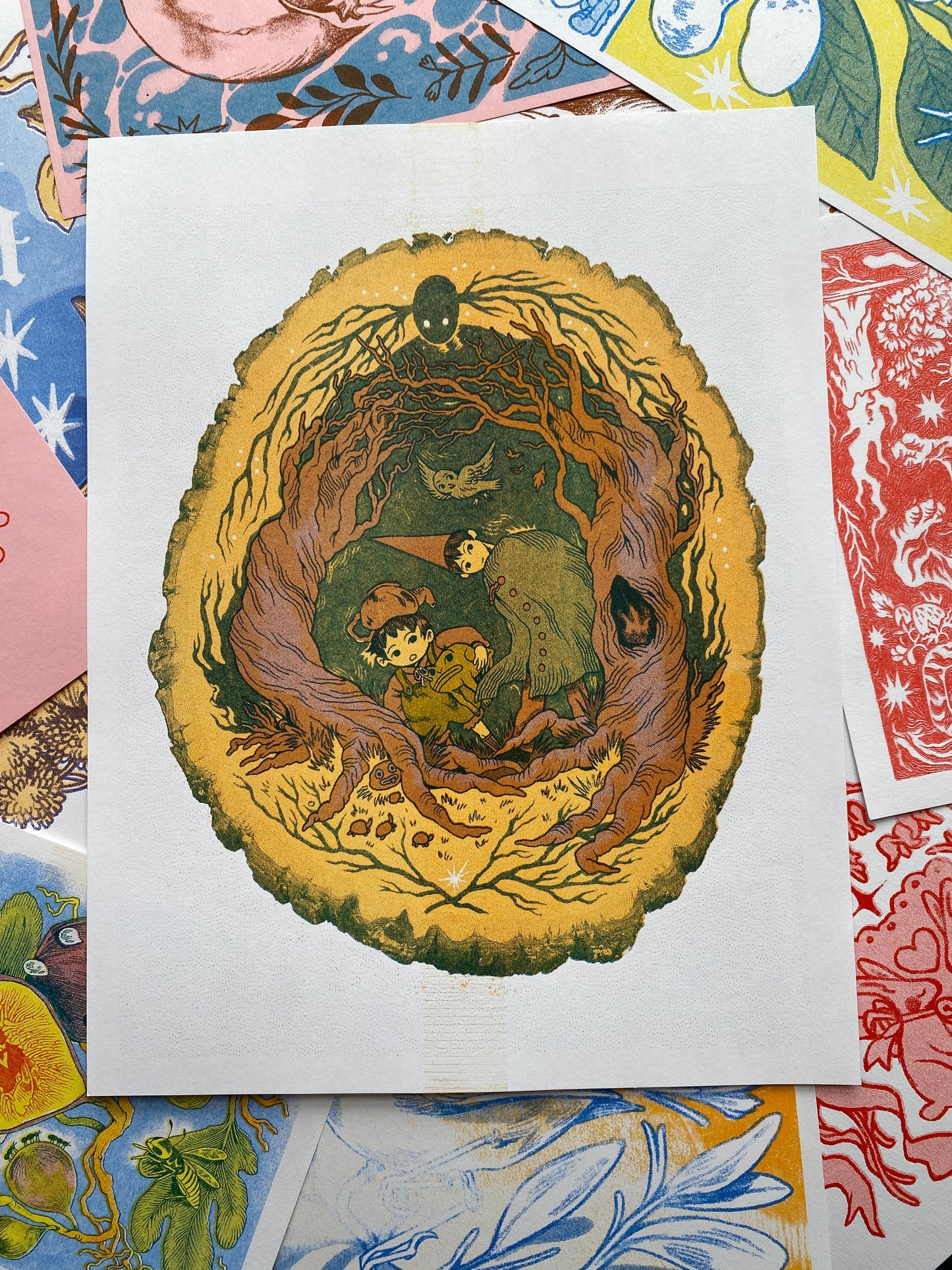 Greg & Wirt Risograph Print