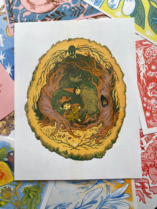 Greg & Wirt Risograph Print