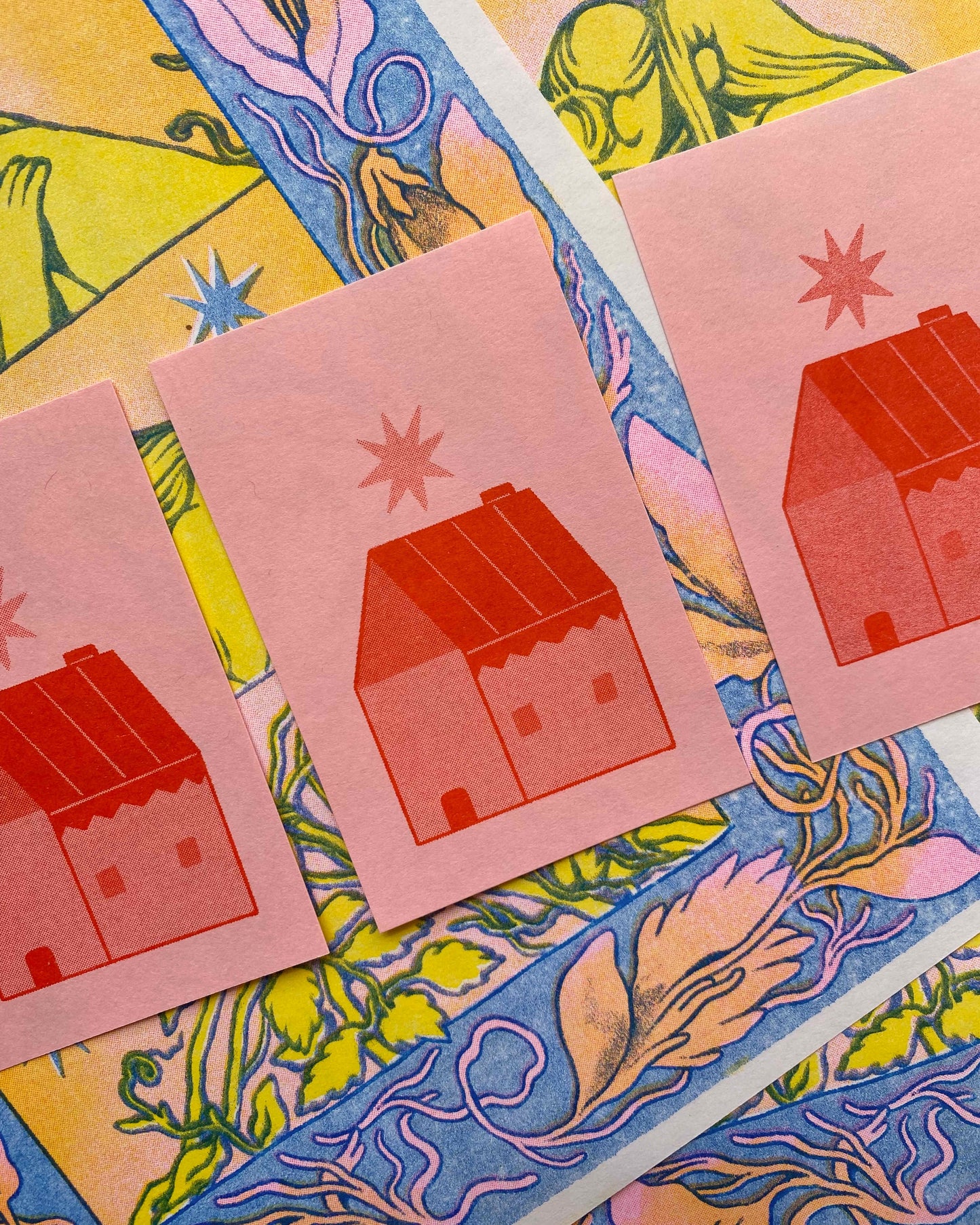 House Home Mini Riso Cards