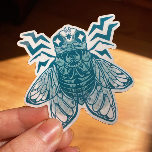Cicada Screech Sticker