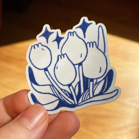 Tulip Doodle Sticker