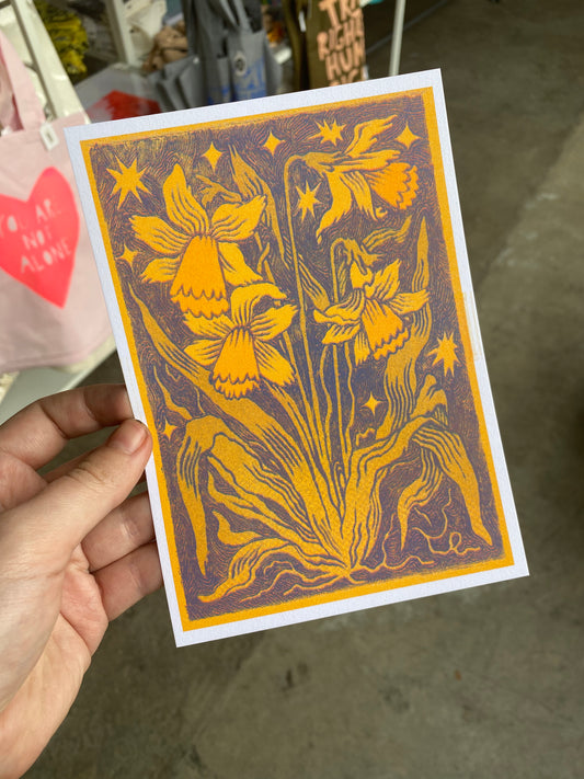 Daffodil Riso Print